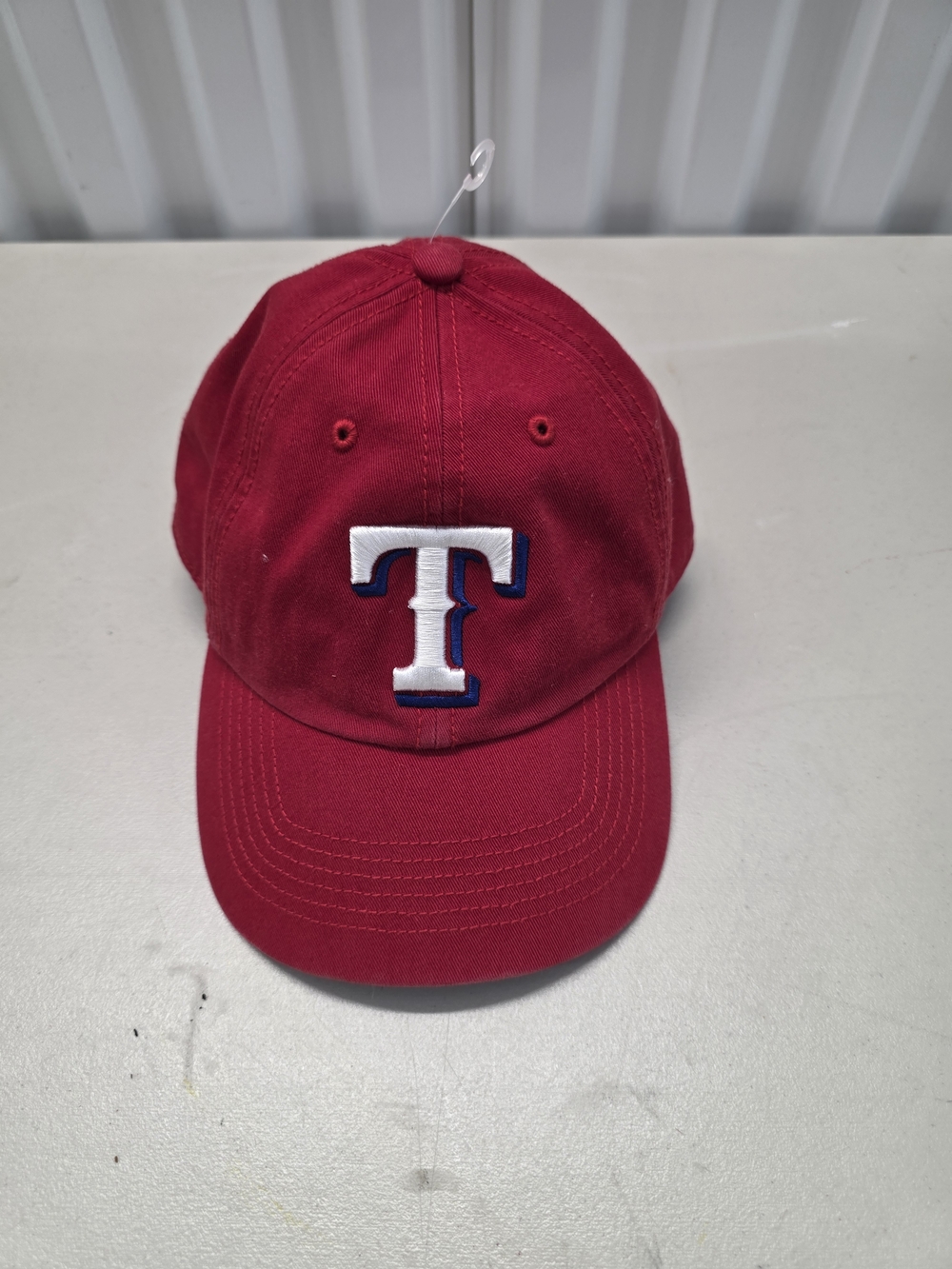 ’47 Texas Rangers MLB Red Baseball Cap Hat, Fitted Size Large